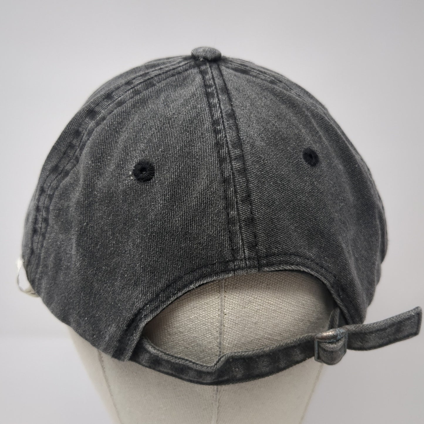 Alpha Phi Slideback Baseball Cap Gray One Size Adjustable Embroidered Dalix