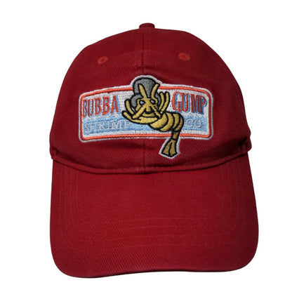 Bubba Gump Shrimp Co. Strapback Hat Red OSFA Adjustable Embroidered