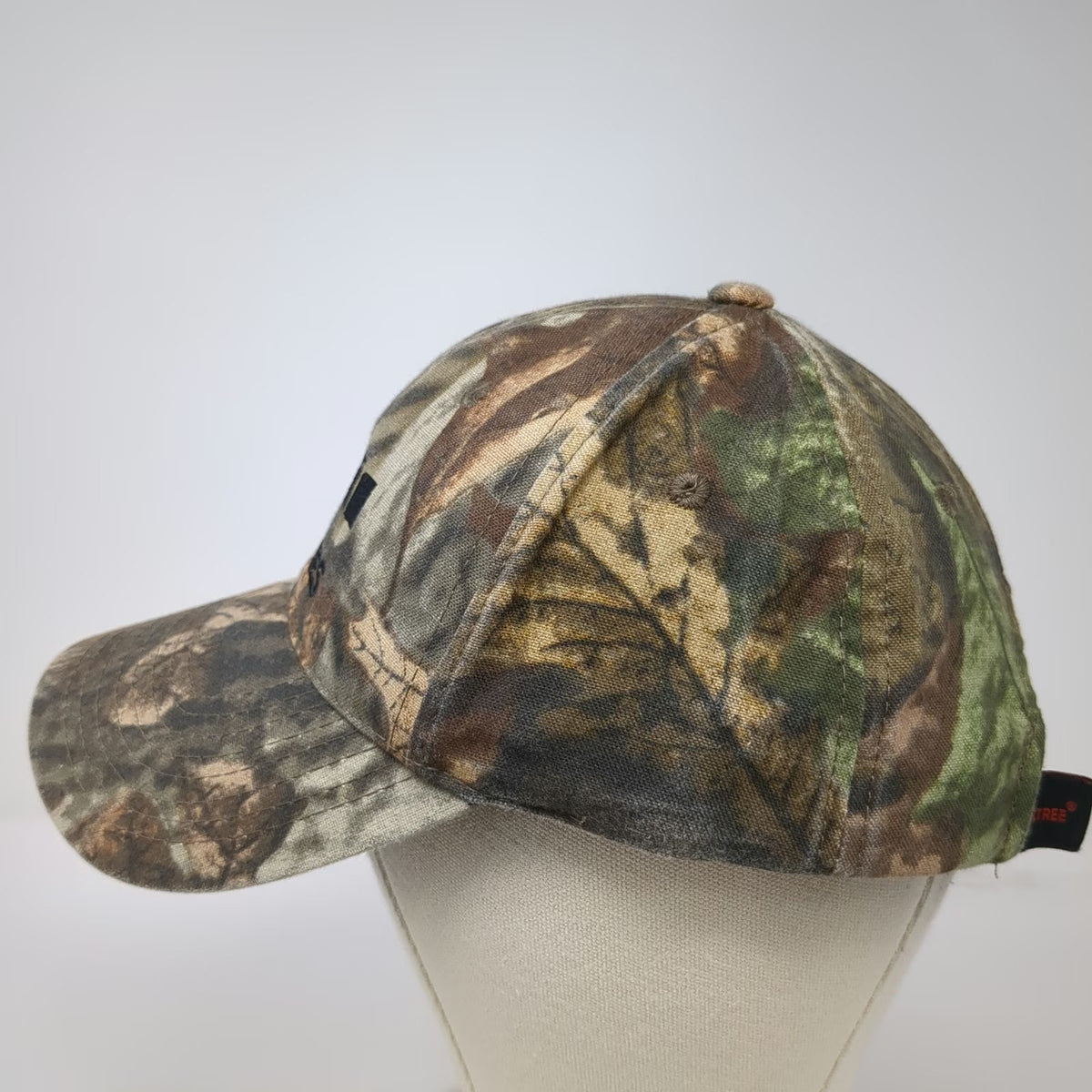 Port Authority Baker Hughes Baseball Cap Green Brown Camo One Size Strapback Hat
