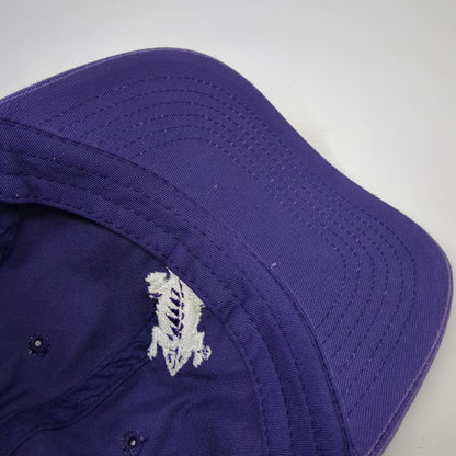 Baseball Cap Purple One Size TCU London Horned Frogs Mascot Hat Texas Christian