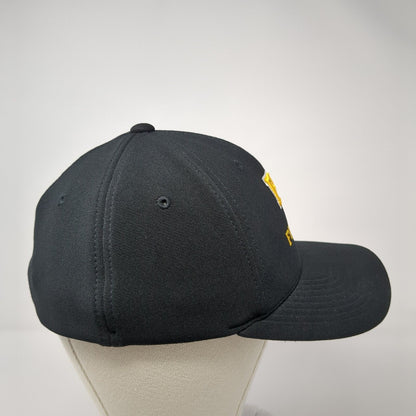 BK Football Fitted Hat Black 6 7/8-7 3/8 M2 Tech Performance Pacific Headwear
