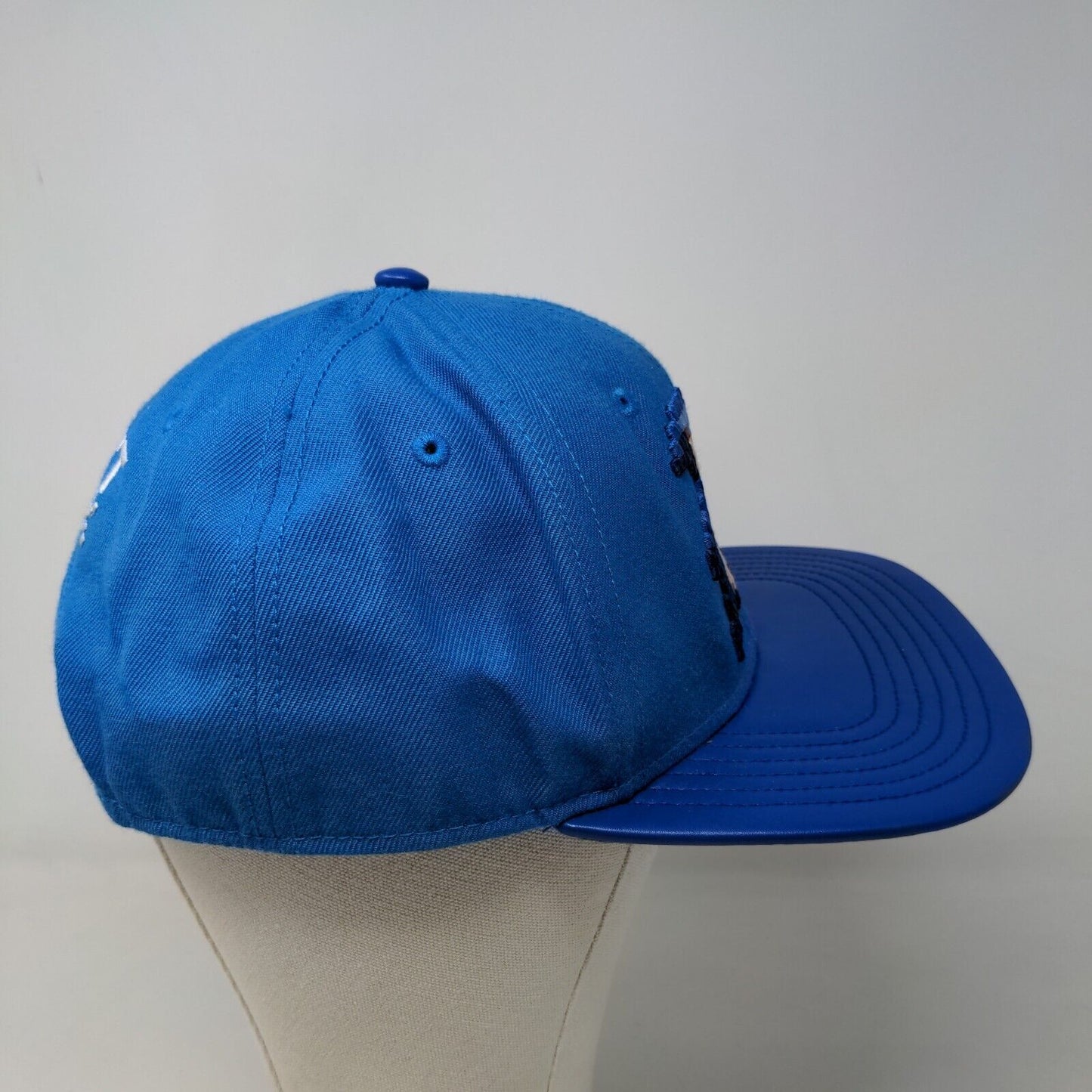 Sega Boy's Sonic the Hedgehog Snapback Hat Blue Size OSFM Crochet Embroidered