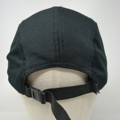OTTO 5 Panel Black One Size Strapback Hat Ossur Challenged Athletes Foundation