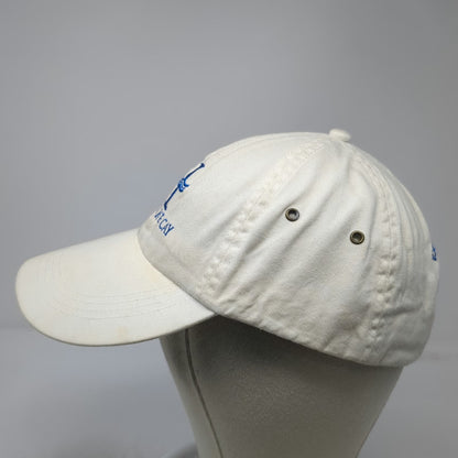Anvil Baseball Cap White One Size Highbourne Cay Exuma Bahamas Strapback Hat
