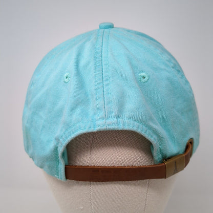 Monogram Slideback Hat Blue One Size Adjustable Embroidered 6 Panel Adams