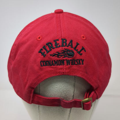 Cap America Fireball Cinnamon Whisky Hat Red One Size Baseball Cap Slideback