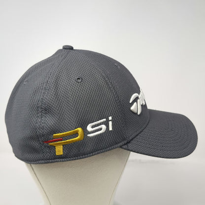 New Era TaylorMade Baseball Cap Gray XL M1 PSi 39THIRTY Stretch Fit Mesh Hat