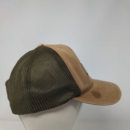 RVCA Patch Snapback Mesh Back Trucker Hat Multicolor Mid Fit Flexfit