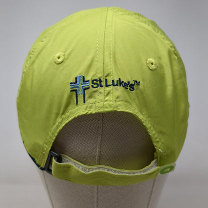 Fit One 5K 10K Half Marathon Starpback Hat St Lukes Running Cap Green OSFA