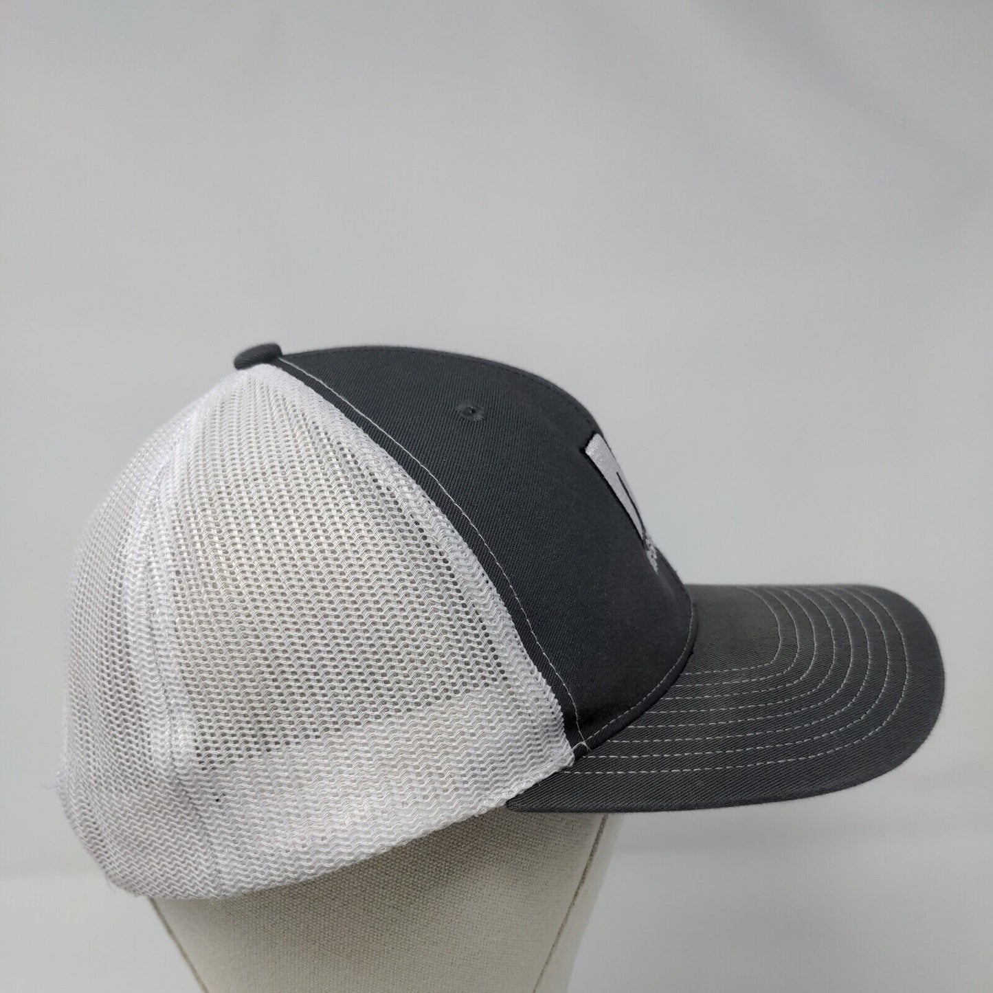 McGregor Snapback Mesh Back Trucker Hat Gray One Size Richardson