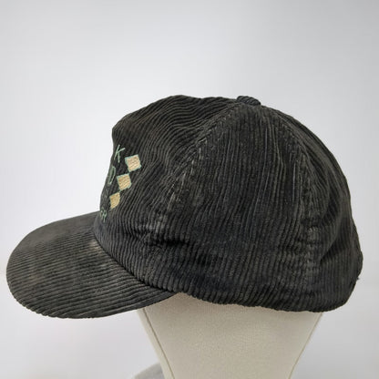 5 Panel Black Corduroy Hat One Size Slideback Black Diamond Tour Schweitzer