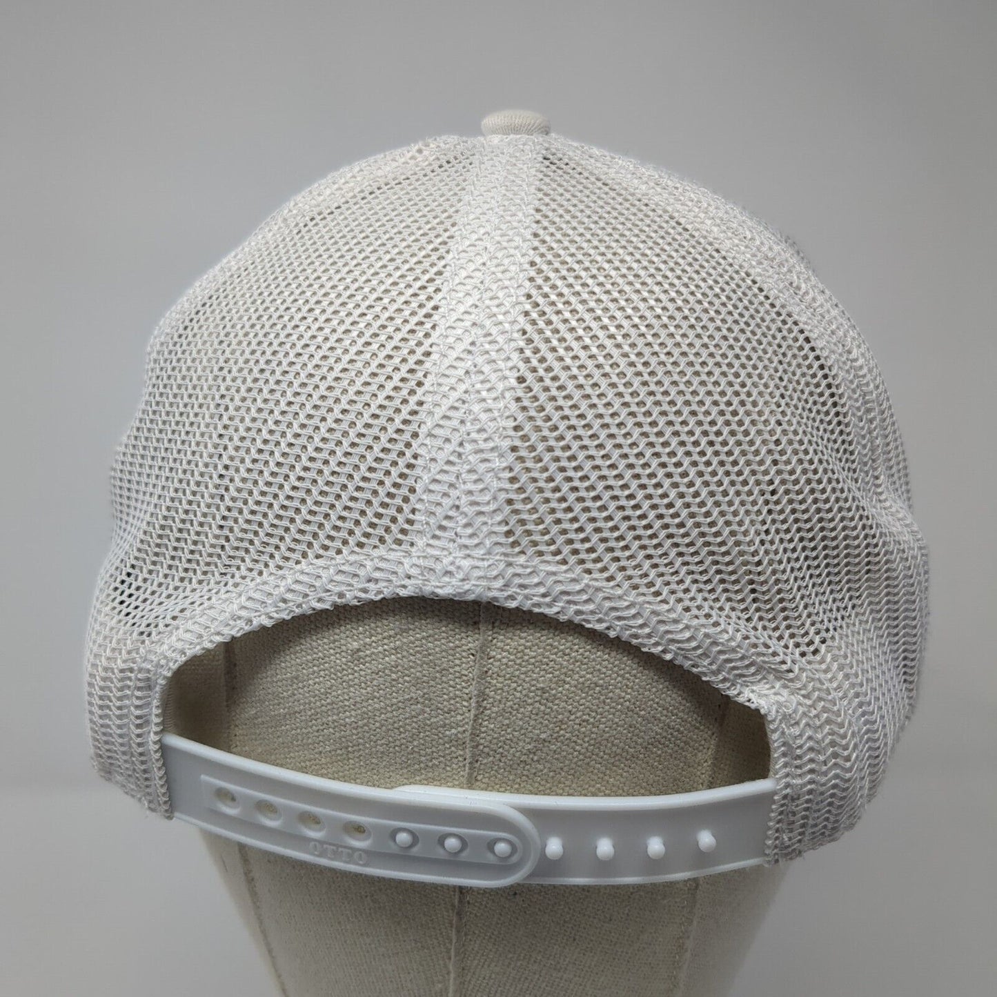 Birdie Time Parform Snapback Trucker Hat White OS Adjustable Mesh Back Otto