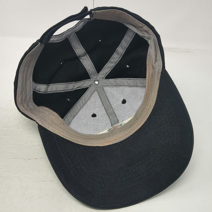 Eckrich Since 1894 Logo Baseball Cap Black One Size Strapback Embroidered Hat