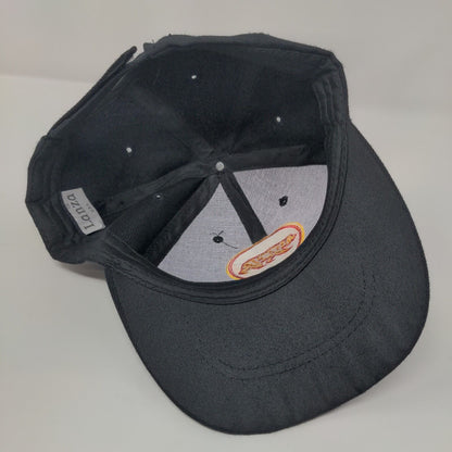 California Republic Strtapback Hat Black One Size Adjustable Embroidered Lanza