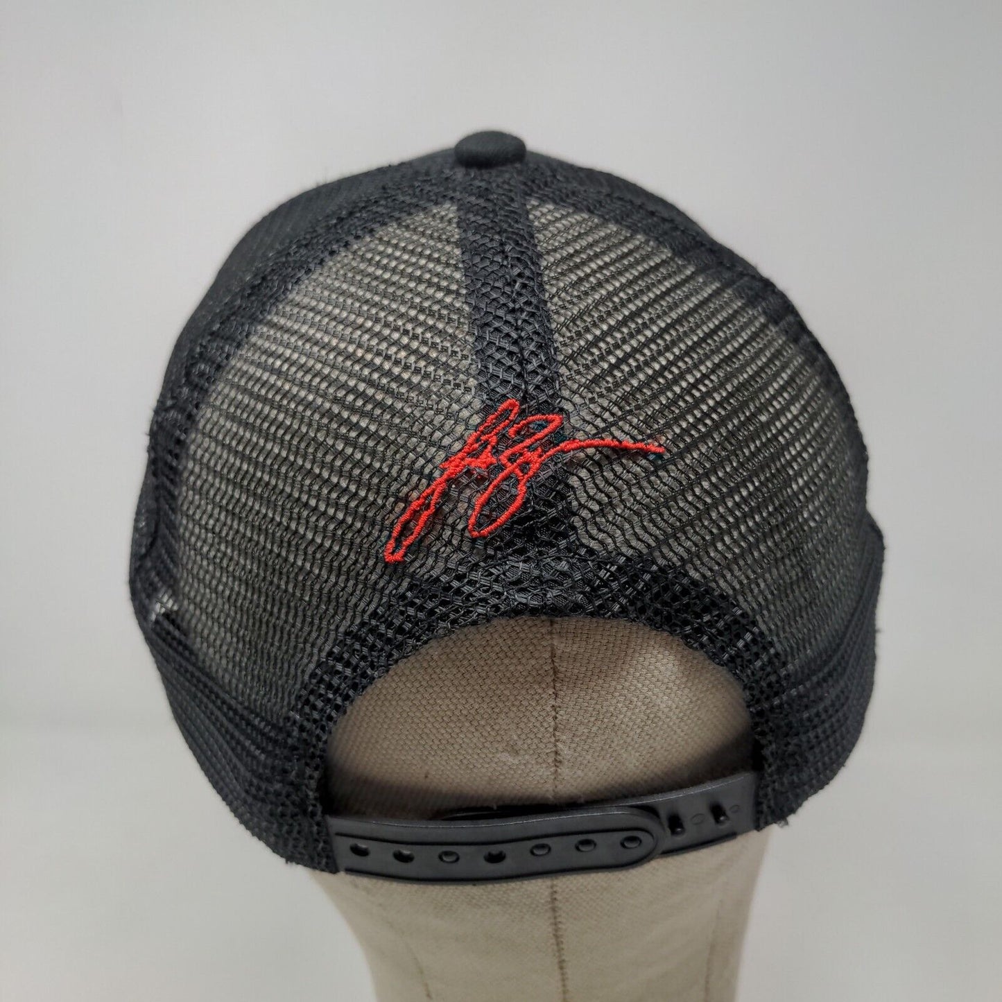 Luke Bryan Men's Snapback Mesh Back Hat Black Adjustable Embroidered Logo