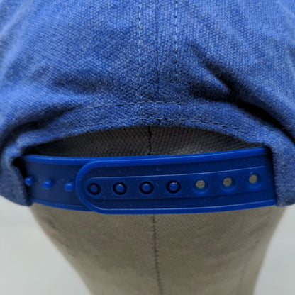 Unbranded Men's Snapback Hat Blue OSFA Graphic Lake Monroe Paynetown Logo Cotton