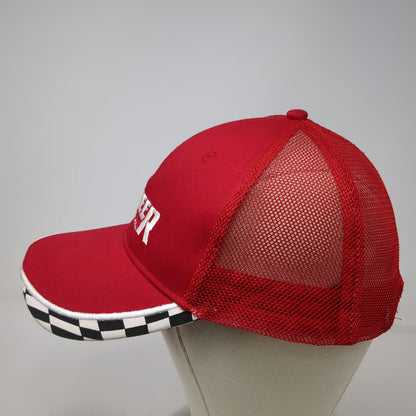 Port Authority Baseball Cap Red One Size Pioneer Equipment Co Mesh Checkered Hat