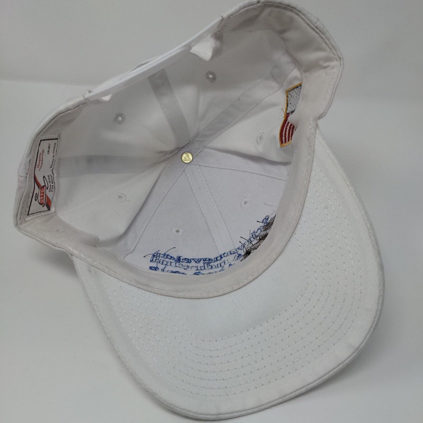 Schvaneveldt Andreini Yearling Sale Snapback Hat White OSFM Embroidered