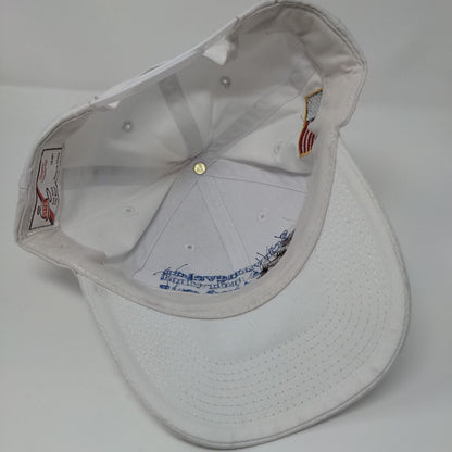 Schvaneveldt Andreini Yearling Sale Snapback Hat White OSFM Embroidered