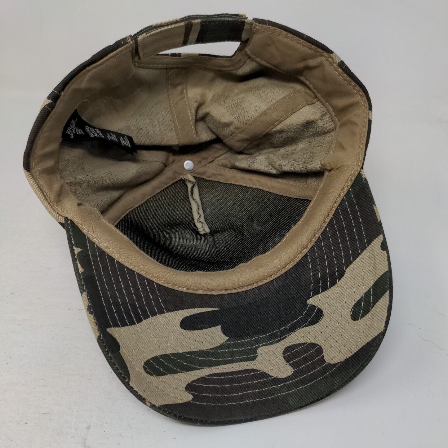 Unbranded Strapback Hat Camouflage One Size Adjustable Outdoor Blank