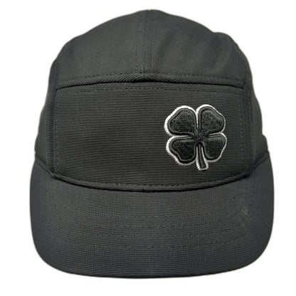Black Clover 5 Panel One Size Hat Strapback Live Lucky White Logo Breathable