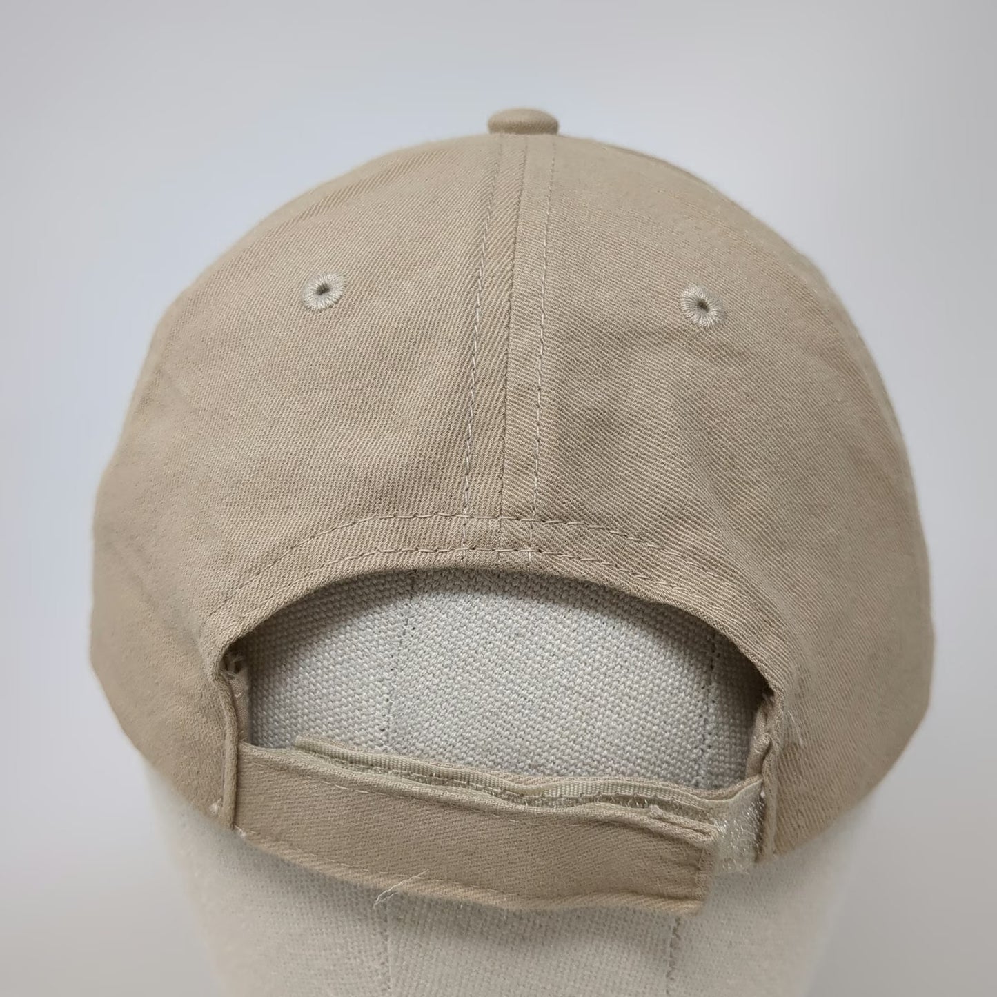 Baseball Cap Beige One Size Gettysburg July 1863 Crossed Sabers Strapback Hat