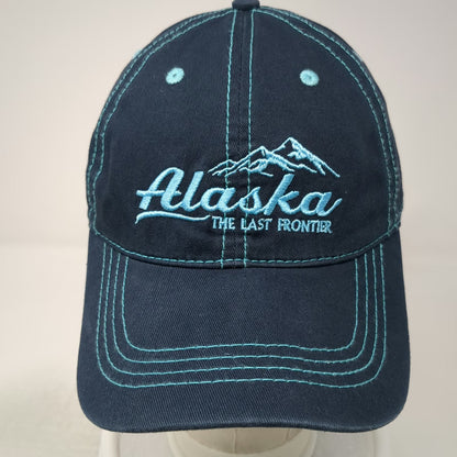Prairie Mountain Alaska Last Frontier Blue One Size Baseball Cap Hat Slideback