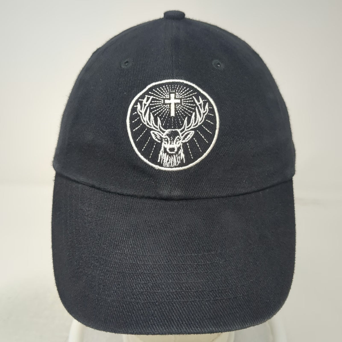 Jägermeister Baseball Cap Black L Stag Logo Just Chill Bottle Graphic Hat
