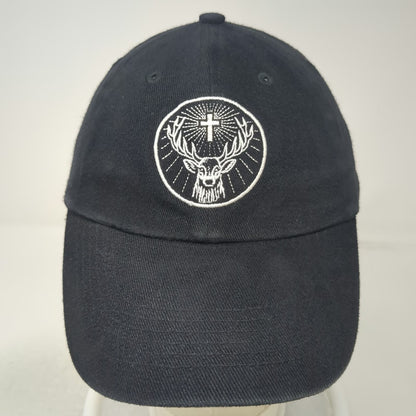 Jägermeister Baseball Cap Black L Stag Logo Just Chill Bottle Graphic Hat