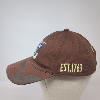 Key West Florida Baseball Cap Brown One Size Adjustable Patriotic 777 Lucky