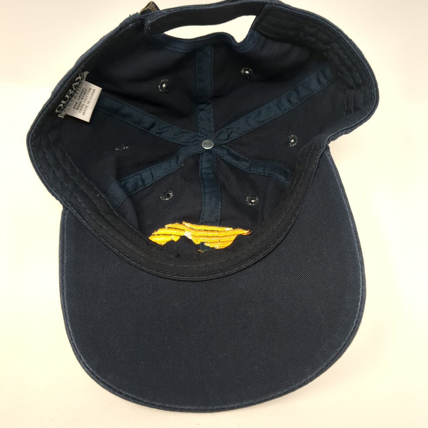 McCall ID Strapback Hat Blue One Size Adjustable Embroidered 6 Panel Ouray