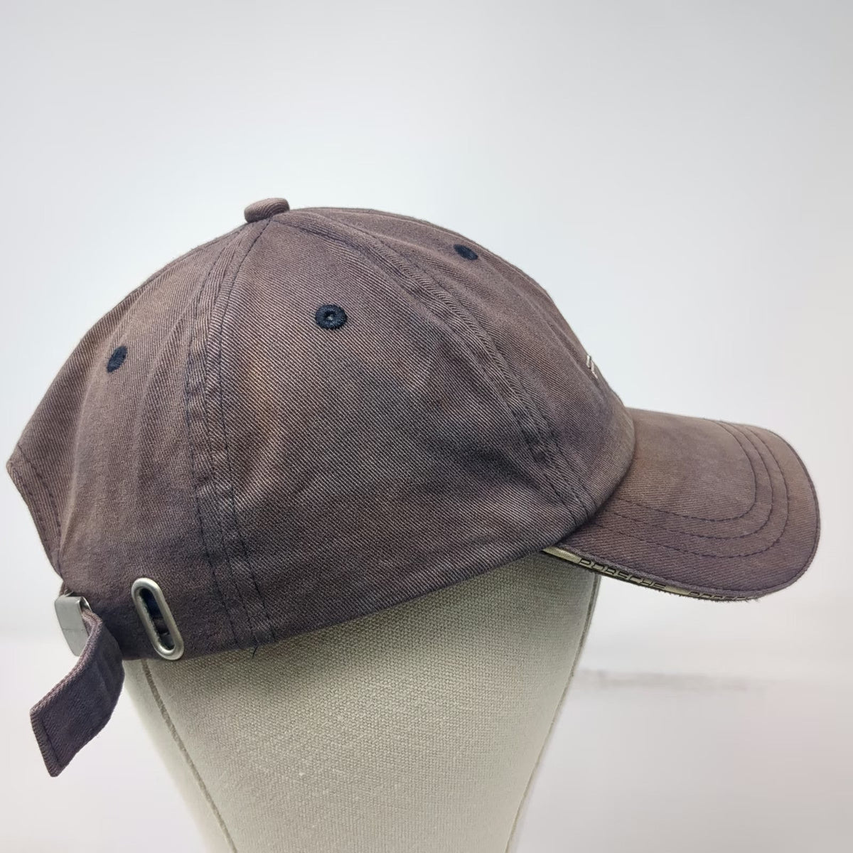 Porsche Baseball Cap Blue One Size Embroidered Logo Slideback Cotton Hat