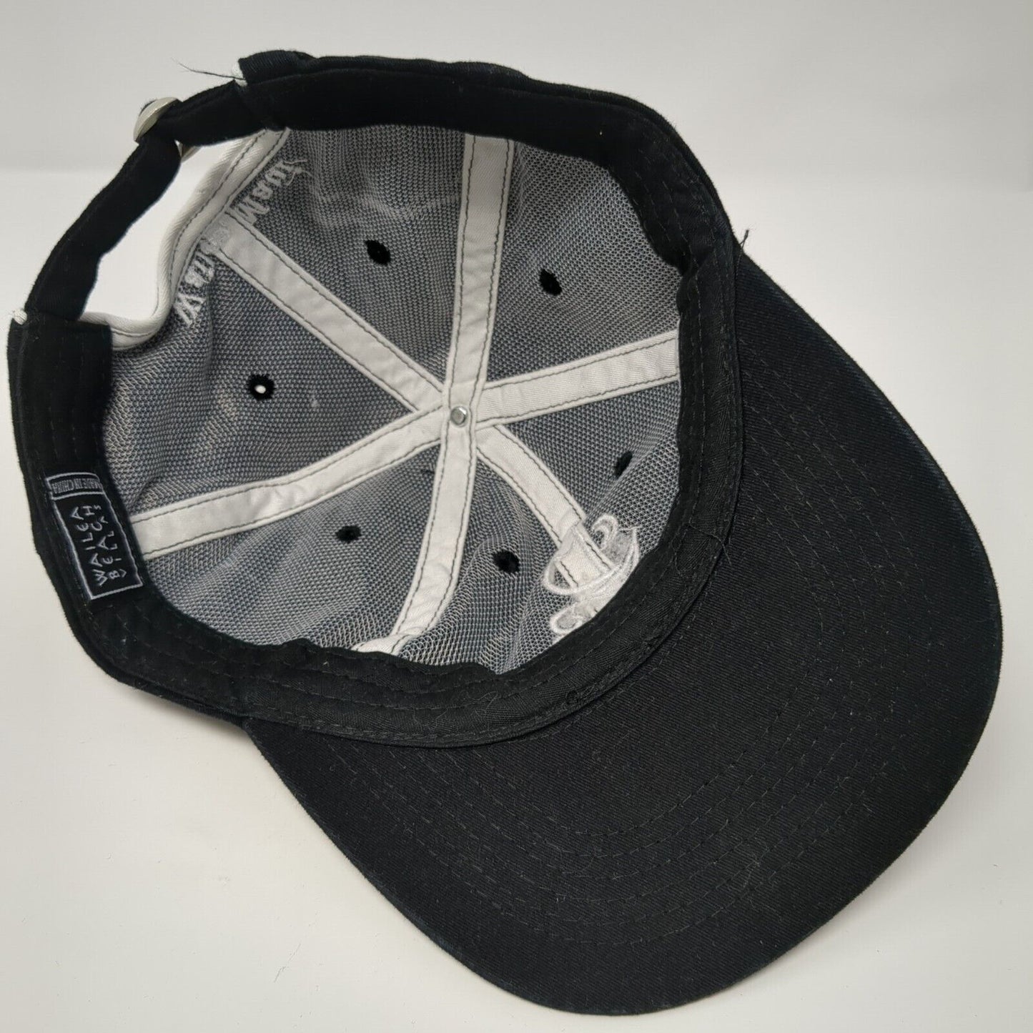 Wailea Beach Villas Slideback Hat Black OSFA Adjustable Embroidered