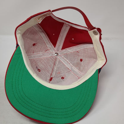 Cali-Fame 5 Panel Red Hat One Size Danny Thompson Memorial Baseball Rope Cap