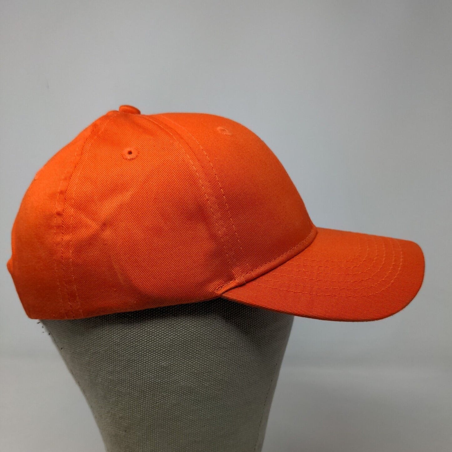 Port & Company Boy's Strapback Hat Orange Blank Adjustable 100% Cotton