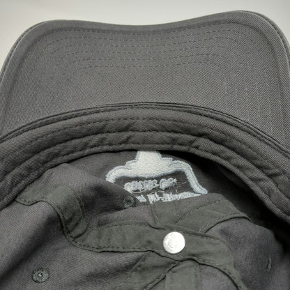 OTTO Baseball Cap Gray OSFM Load Em In The Dark Cattle Co Longhorn Hat Cotton