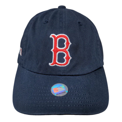 NYH Men's Slideback Hat Blue Size OSFA Boston Red Sox B Logo MLB Fleet