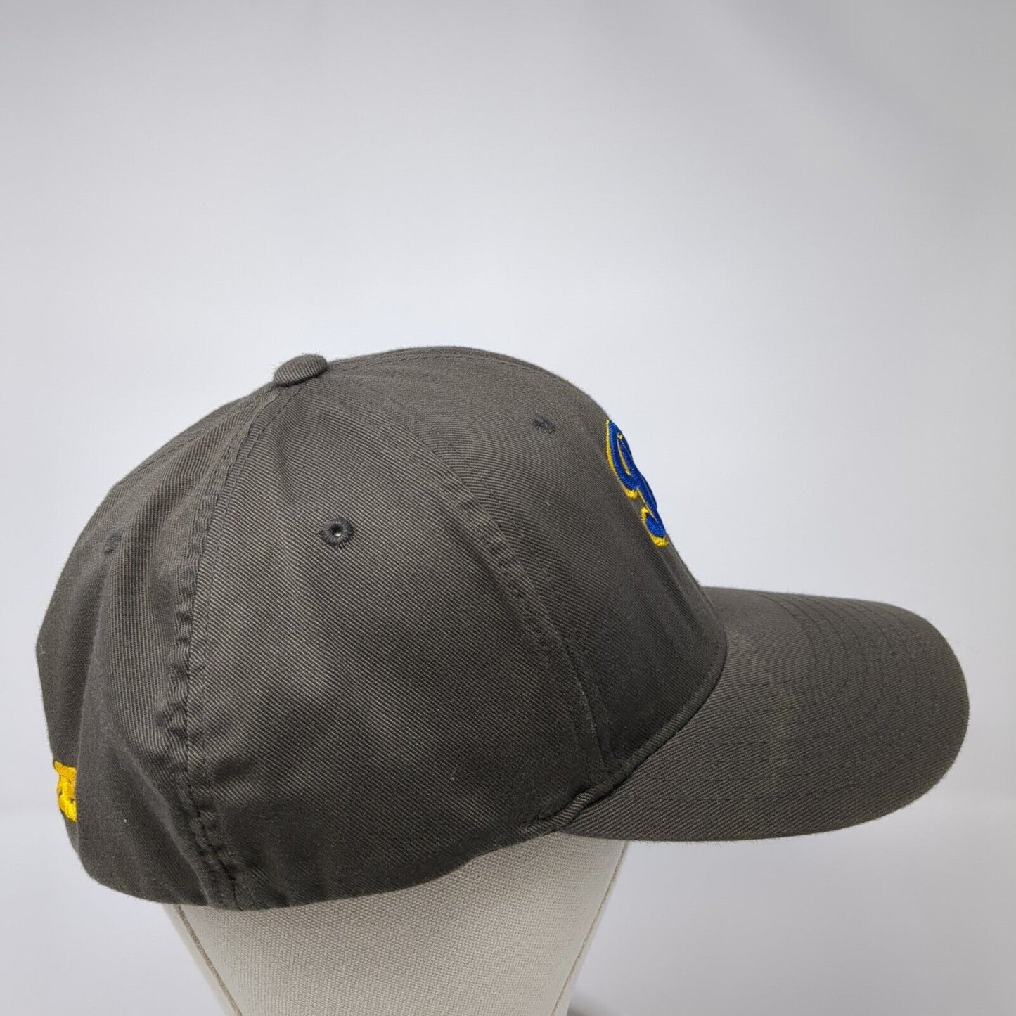 RS Strike Fitted Hat Brown XL-XXL Embroidered Stretch Flexfit Yupoong