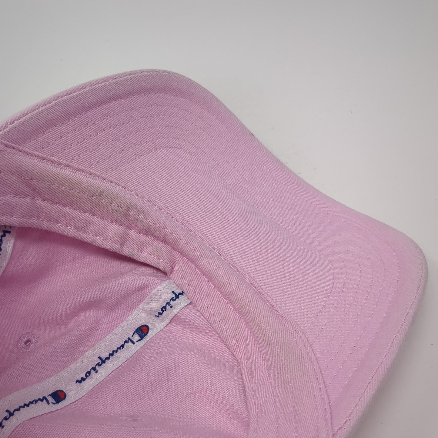 Champion Slideback Baseball Cap Pink One Size Adjustable Embroidered 6 Panel