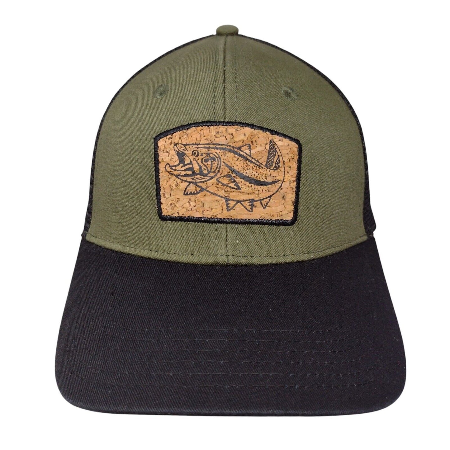 Fish Cork Patch Snapback Mesh Back Trucker Hat Multi One Size George