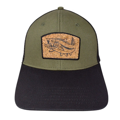 Fish Cork Patch Snapback Mesh Back Trucker Hat Multi One Size George