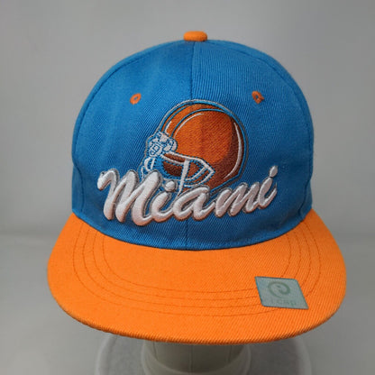 Miami Snapback Hat Multi One Size Embroidered Colorblock 6 Panel Icon