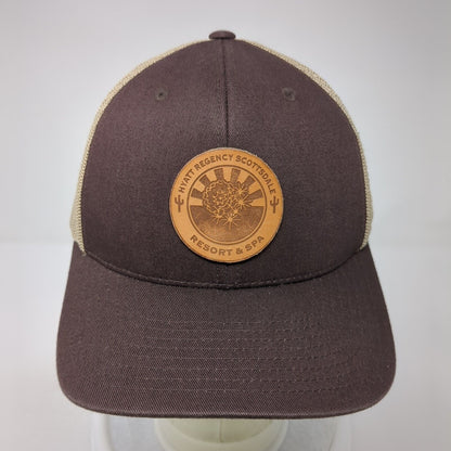 Hyatt Regency Scottsdale Resort & Spa Snapback Trucker Hat Brown OS Mesh Back