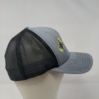 T.A. Of Southern Idaho Snapback Trucker Hat Gray One Size Mesh Back Richardson