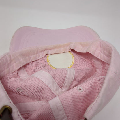 Eskime Aux Slideback Hat Pink One Size Adjustable Animal Dog Print Adams