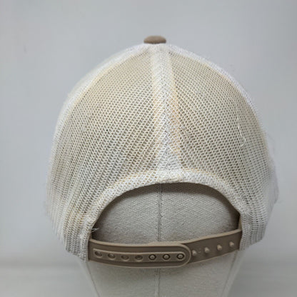 Desafio Santa Cruz Snapback Mesh Back Trucker Hat Tan One Size Tami