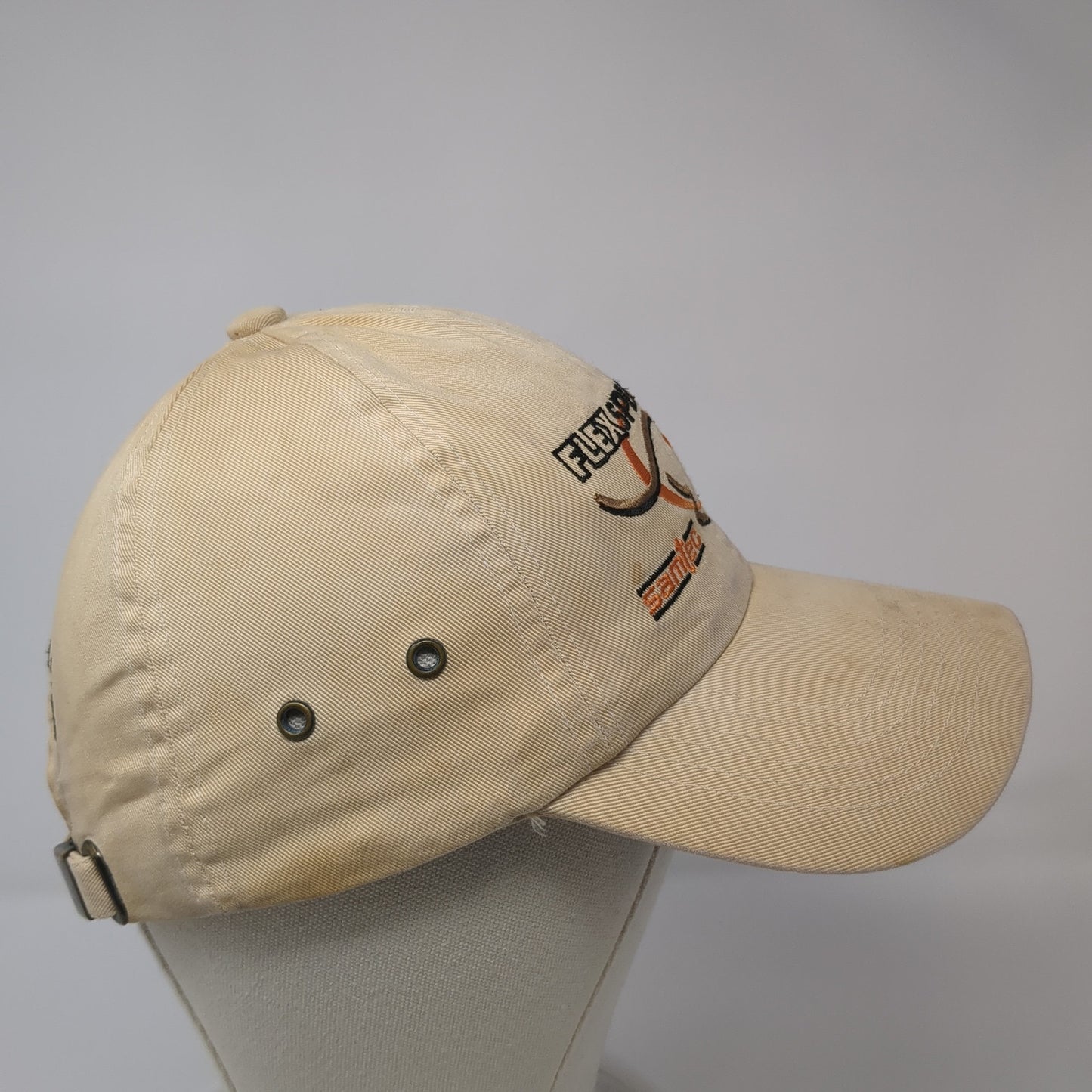Flex Speed Samtec Slideback Hat Beige One Size Adjustable Sportsman
