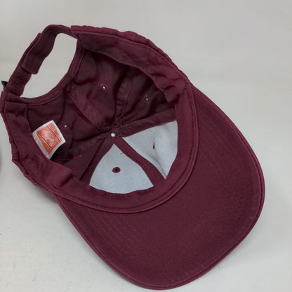 Rawlings Strapback Hat Red Large/XL Adjustable 6 Panel Vent Holes Blank