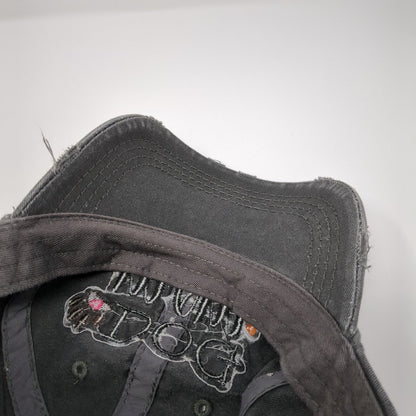 Dog Mom Strapback Hat Gray OS Adjustable Embroidered Distressed KB ETHOS Vintage