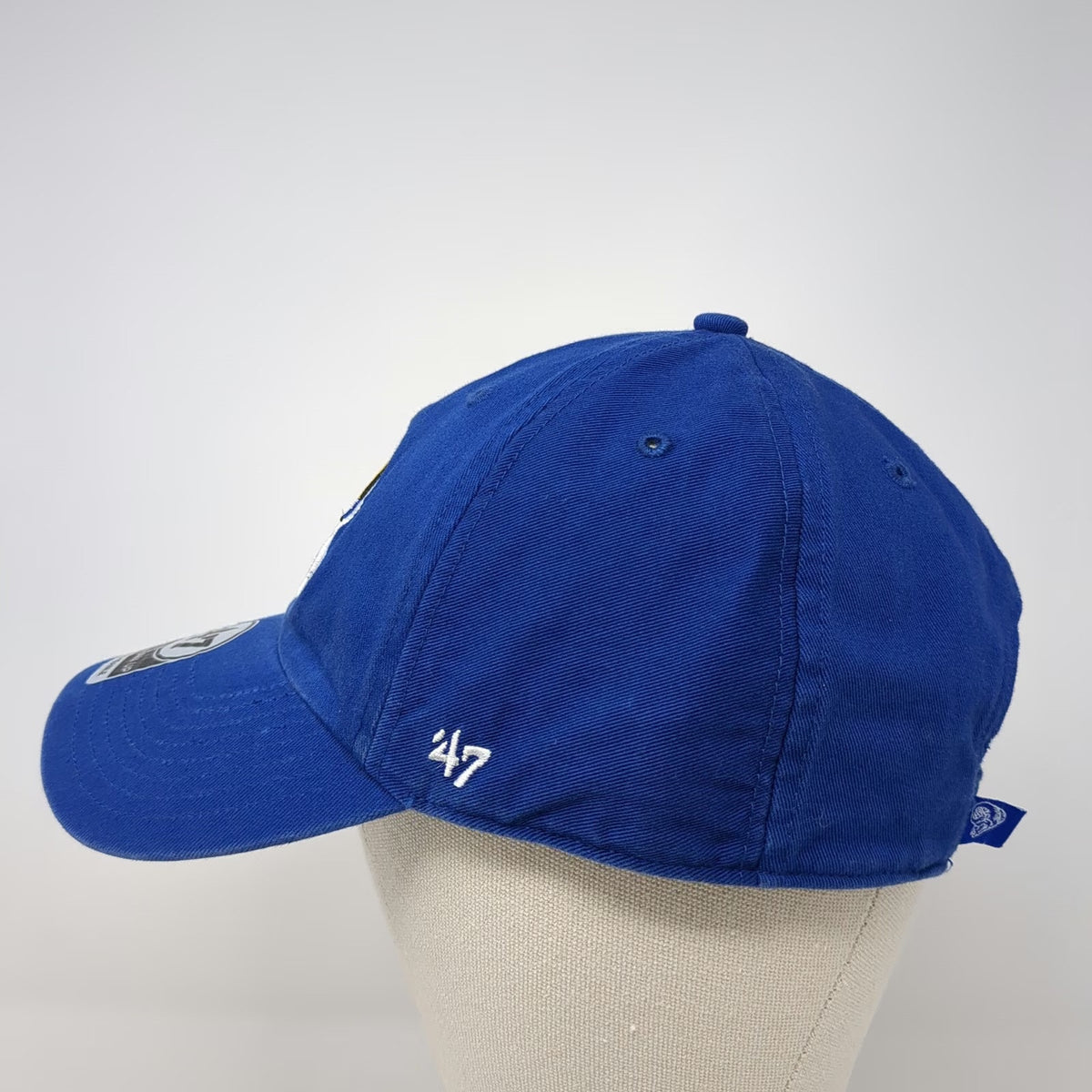 '47 Los Angeles Rams NFL Blue One Size Slideback Hat Clean Up Curved Brim Cap